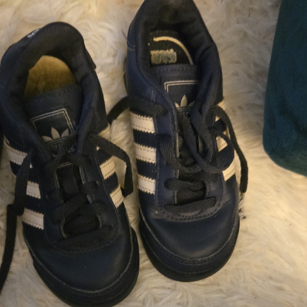 Adidas Orion Dark Blue and White Kids Sneakers